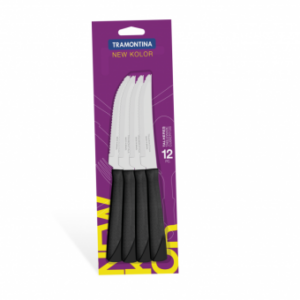 Cuchillos Tramontina New Kolor 12 Unidades