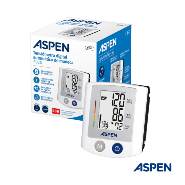 Tensiómetro Digital Automático de Muñeca Aspen S150
